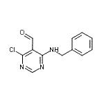 CAS 登录号：59311-82-9， 4-(苄基氨基)-6-氯-5-嘧啶甲醛