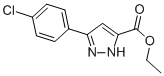 CAS#: 595610-40-5, 3-(4-Chlorophenyl)-1H-Pyrazole-5-Carboxylic Acid Ethyl Ester