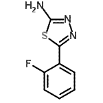CAS 登录号：59565-51-4， 5-(2-氟苯基)-1,3,4-噻二唑-2-胺