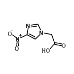 CAS 登录号：59566-52-8， (4-硝基-1H-咪唑-1-基)乙酸