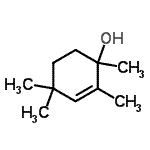 CAS 登录号：596100-76-4， 1,2,4,4-四甲基-2-环己烯-1-醇