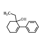 CAS 登录号：596100-90-2， 1-乙基-2-苯基-2-环己烯-1-醇