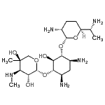 CAS 登录号：59751-72-3， (1S,2S,3R,4S,6R)-4,6-二氨基-3-({(2R,3R,6S)-3-氨基-6-[(1R)-1-氨基乙基]四氢-2H-吡喃-2-基}氧基)-2-羟基环己基3-脱氧-4-C-甲基-3-(甲基氨基)-beta-L-阿拉伯糖吡喃糖苷