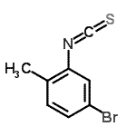 CAS 登录号：597545-18-1， 4-溴-2-异硫氰酸基-1-甲基苯