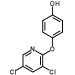 CAS 登录号：60075-03-8， 4-[(3,5-二氯-2-吡啶基)氧基]苯酚