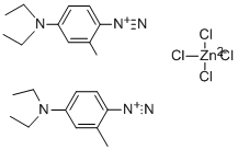 CAS 登录号:60869-69-4, 4-二乙基氨基-2-甲基偶氮苯氯化物半(氯化锌)盐