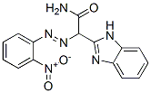 CAS 登录号：60871-05-8， alpha-[(2-硝基苯基)偶氮]-1H-苯并咪唑-2-乙酰胺