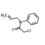 CAS 登录号：60901-60-2， N-烯丙基-2-氯-N-苯基乙酰胺