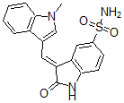 CAS 登录号：622387-85-3， 2,3-二氢-3-[(1-甲基-1H-吲哚-3-基)亚甲基]-2-氧代-1H-吲哚-5-磺酰胺