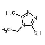 CAS 登录号：6232-85-5， 4-乙基-5-甲基-4H-1,2,4-三唑-3-硫醇