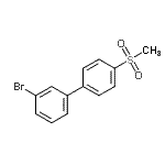CAS 登录号：62579-54-8， 3-溴-4'-(甲基磺酰基)联苯
