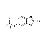 CAS 登录号：628725-99-5， 2-溴-6-(三氟甲氧基)-1,3-苯并噻唑
