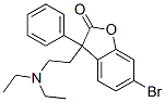 CAS 登录号:6302-80-3, 6-溴-3-(2-二乙基氨基乙基)-3-苯基-苯并呋喃-2-酮