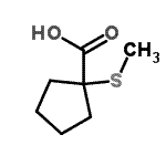 CAS 登录号：63049-48-9， 1-(甲硫基)环戊烷羧酸