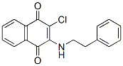 CAS 登录号：6307-22-8， 2-氯-3-(苯乙基氨基)萘-1,4-二酮