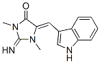CAS#: 63153-56-0, 2-Imino-5-(1H-Indol-3-Ylmethylene)-1,3-Dimethylimidazolidin-4-One