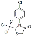 CAS 登录号：6317-08-4， 3-(4-氯苯基)-2-(三氯甲基)噻唑烷-4-酮