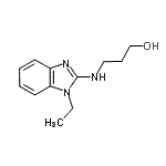 CAS 登录号：631843-69-1， 3-[(1-乙基-1H-苯并咪唑-2-基)氨基]-1-丙醇