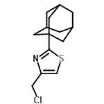 CAS 登录号：632300-38-0， 2-(金刚烷-1-基)-4-(氯甲基)-1,3-噻唑