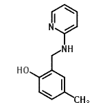 CAS 登录号：632329-79-4， 4-甲基-2-[(2-吡啶基氨基)甲基]苯酚
