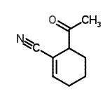 CAS 登录号：632353-37-8， 6-乙酰基-1-环己烯-1-甲腈