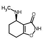 CAS 登录号：632367-70-5， (4R)-4-(甲基氨基)-4,5,6,7-四氢-1,2-苯并恶唑-3-醇