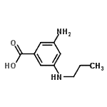 CAS 登录号：632626-98-3， 3-氨基-5-(丙基氨基)苯甲酸
