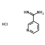 CAS 登录号：63265-42-9， 3-吡啶甲脒盐酸盐(1:1)