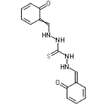 CAS 登录号：6327-27-1， N''-[(Z)-(6-氧代-2,4-环己二烯-1-亚基)甲基]-N'''-[(6-氧代-2,4-环己二烯-1-亚基)甲基]硫代卡巴肼
