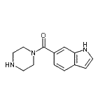 CAS 登录号：633322-11-9， 1H-吲哚-6-基(1-哌嗪基)甲酮