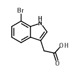 CAS 登录号：63352-97-6， (7-溴-1H-吲哚-3-基)乙酸