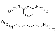 CAS 登录号:63368-95-6, 1,3-二异氰酸甲基-苯与 1,6-二异氰酸己烷的聚合物