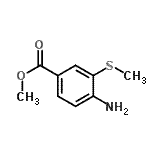 CAS 登录号：634602-34-9， 甲基4-氨基-3-(甲硫基)苯甲酸酯