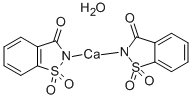 CAS 登录号:6381-91-5, 糖精钙水合物