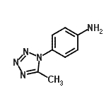CAS 登录号：64170-55-4， 4-(5-甲基-1H-四唑-1-基)苯胺