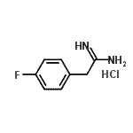 CAS 登录号：6437-40-7， 2-(4-氟苯基)乙脒盐酸盐(1:1)