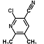 CAS 登录号：65176-93-4， 2-氯-5,6-二甲基烟腈