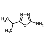 CAS 登录号：65283-97-8， 5-异丙基-1,3,4-恶二唑-2-胺