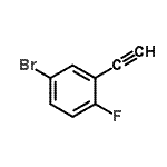 CAS 登录号：657427-46-8， 4-溴-2-乙炔基-1-氟苯