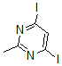 CAS 登录号：66298-49-5， 4,6-二碘-2-甲基-嘧啶