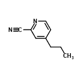 CAS 登录号：663614-88-8， 4-丙基-2-吡啶甲腈