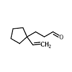 CAS 登录号：663919-46-8， 3-(1-乙烯基环戊基)丙醛