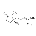 CAS 登录号：663919-75-3， 2,3-二甲基-3-(4-甲基-3-戊烯-1-基)环戊酮