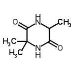 CAS 登录号：66449-54-5， 3,3,6-三甲基-2,5-哌嗪二酮