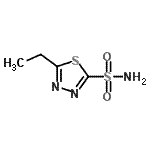 CAS 登录号：66464-91-3， 5-乙基-1,3,4-噻二唑-2-磺酰胺
