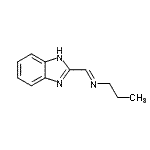 CAS 登录号：66480-75-9， (E)-1-(1H-苯并咪唑-2-基)-N-丙基甲亚胺