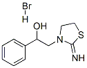 CAS 登录号:6649-55-4, 2-亚氨基-alpha-苯基噻唑烷-3-乙醇单氢溴酸盐