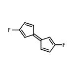 CAS 登录号：664983-83-9， (1E)-3,3'-二氟-1,1'-联(2,4-环戊二烯-1-亚基)