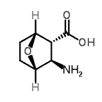 CAS 登录号：665054-35-3， (1R,2R,3R,4S)-3-氨基-7-氧杂双环[2.2.1]庚烷-2-羧酸