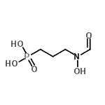 CAS 登录号：66508-53-0， {3-[甲酰基(羟基)氨基]丙基}膦酸